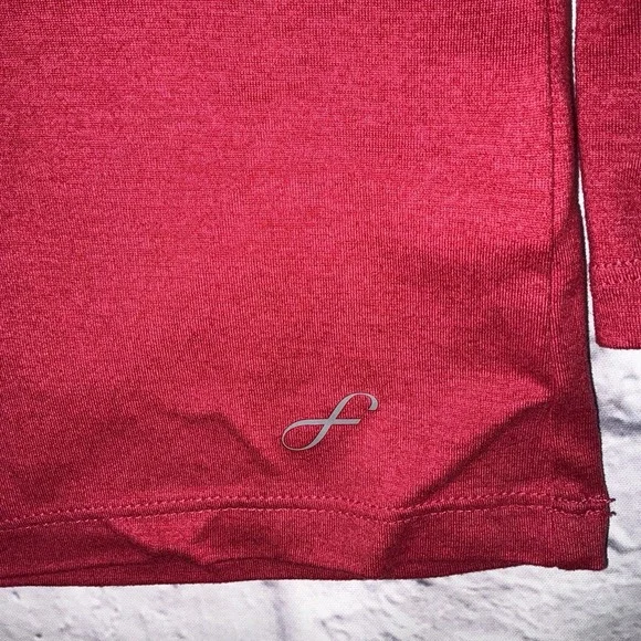 Freely Womens Pink Long Sleeve Shirt Size S Workout Shirt - Picture 3 of 7